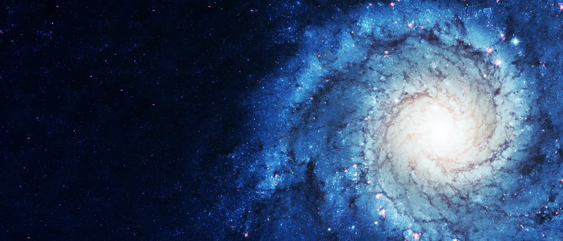 Blue Spiral Galaxy