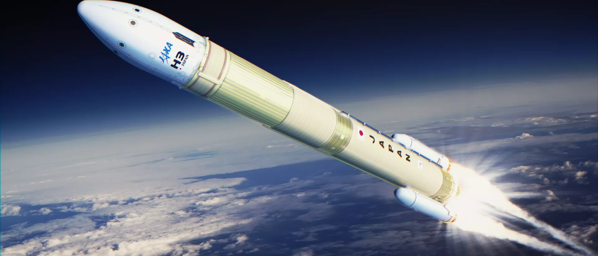 Maiden Flight H3 Rocket
